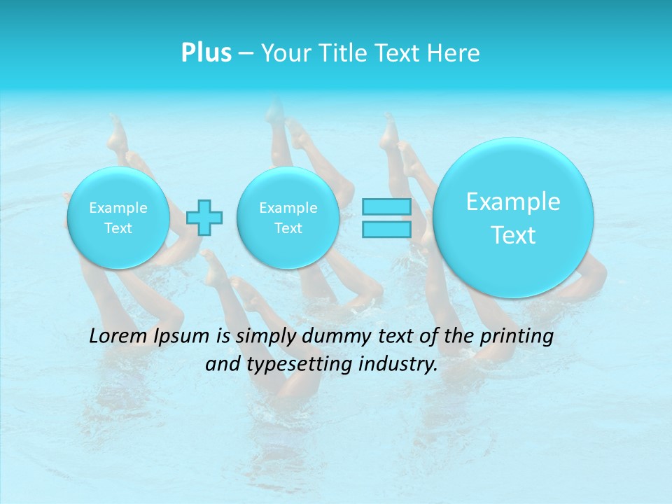 Group Teamwork Girls PowerPoint Template