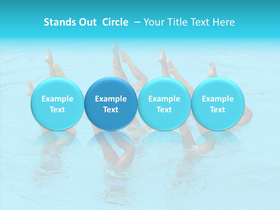 Group Teamwork Girls PowerPoint Template