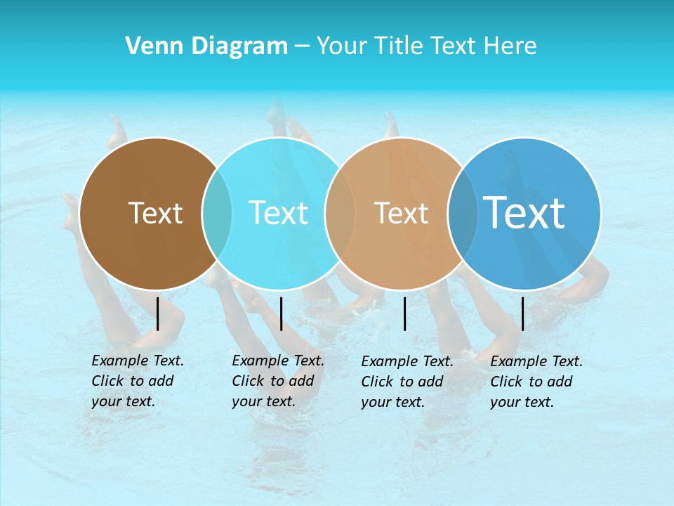 Group Teamwork Girls PowerPoint Template