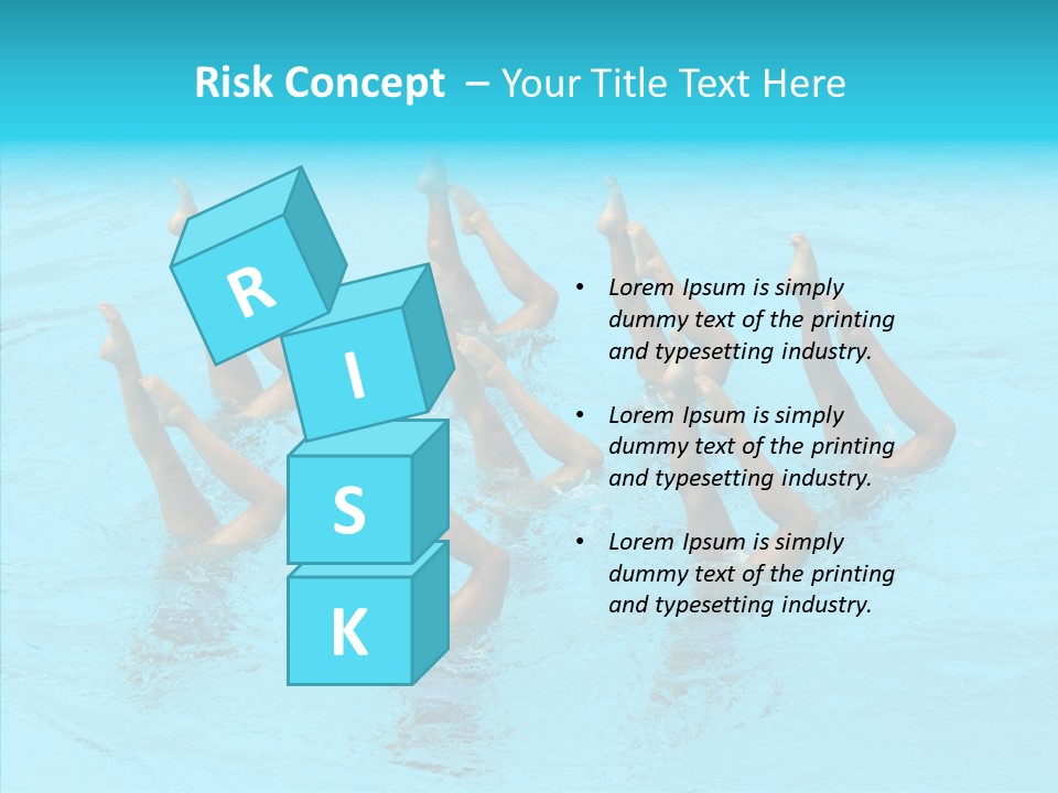 Group Teamwork Girls PowerPoint Template