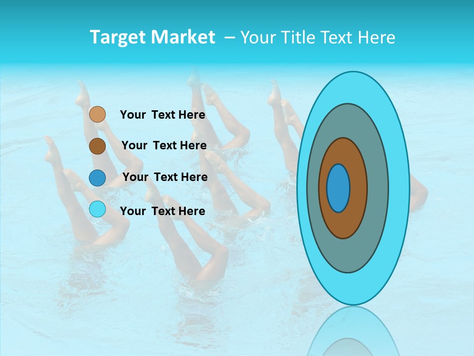 Group Teamwork Girls PowerPoint Template