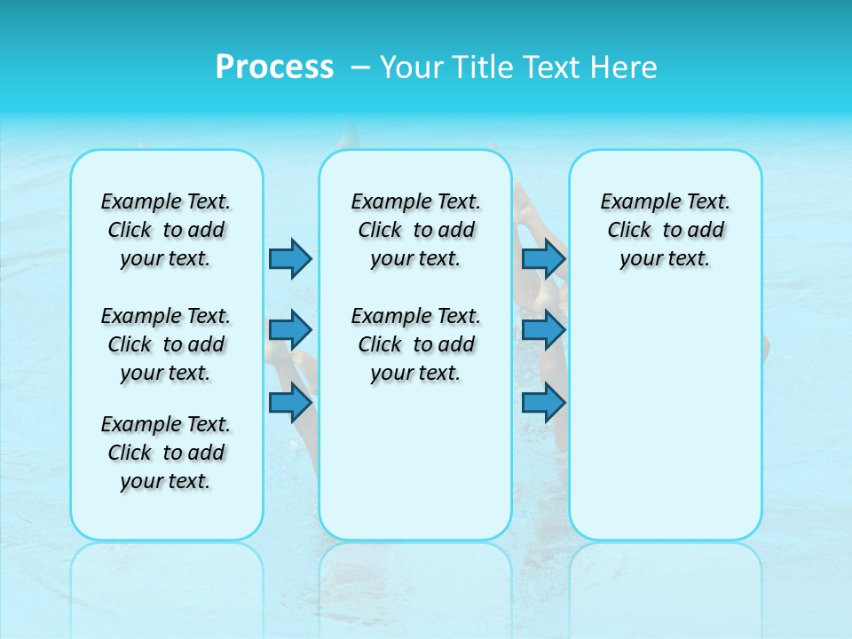 Group Teamwork Girls PowerPoint Template