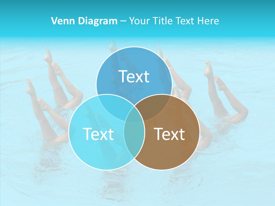 Group Teamwork Girls PowerPoint Template