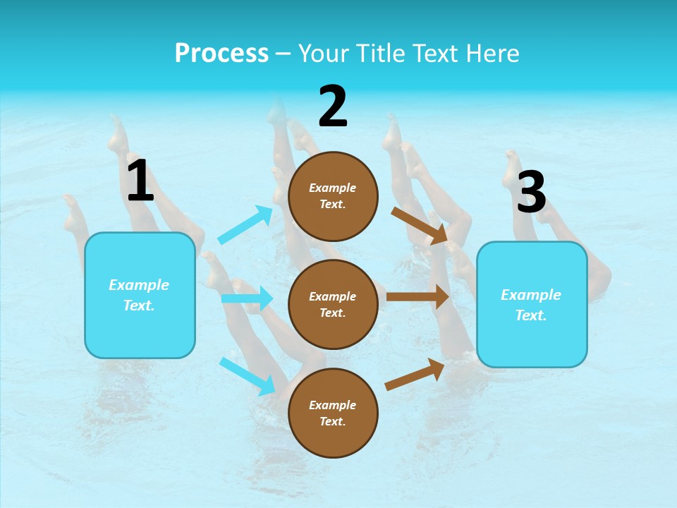 Group Teamwork Girls PowerPoint Template