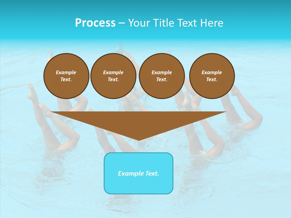 Group Teamwork Girls PowerPoint Template