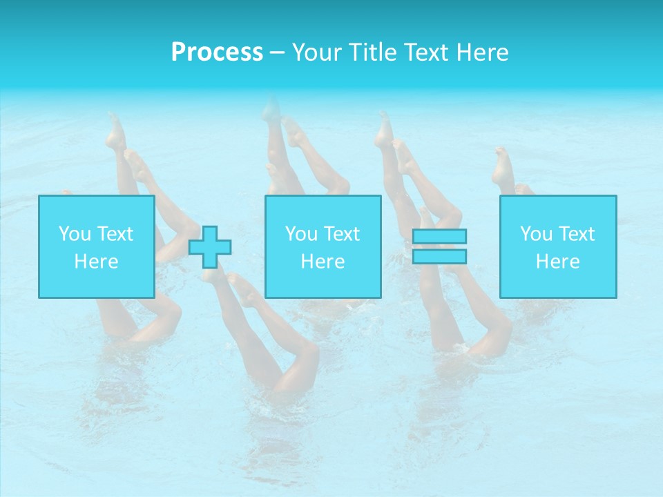 Group Teamwork Girls PowerPoint Template