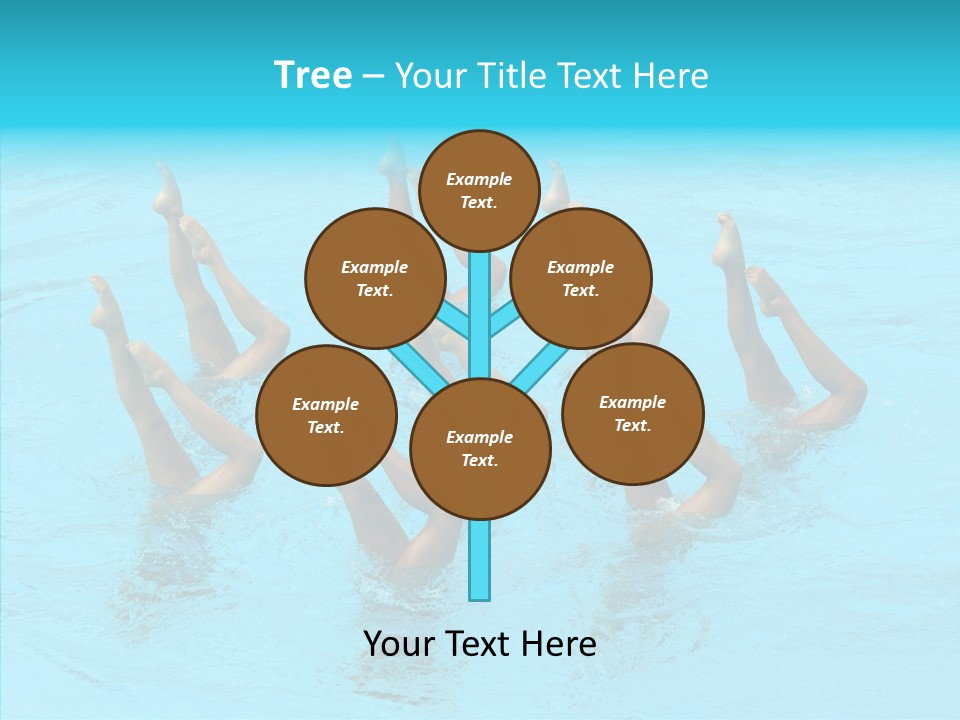 Group Teamwork Girls PowerPoint Template