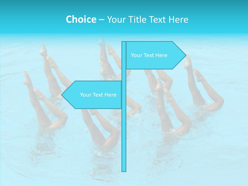 Group Teamwork Girls PowerPoint Template