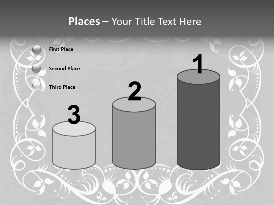 Label Flourish Decoration PowerPoint Template