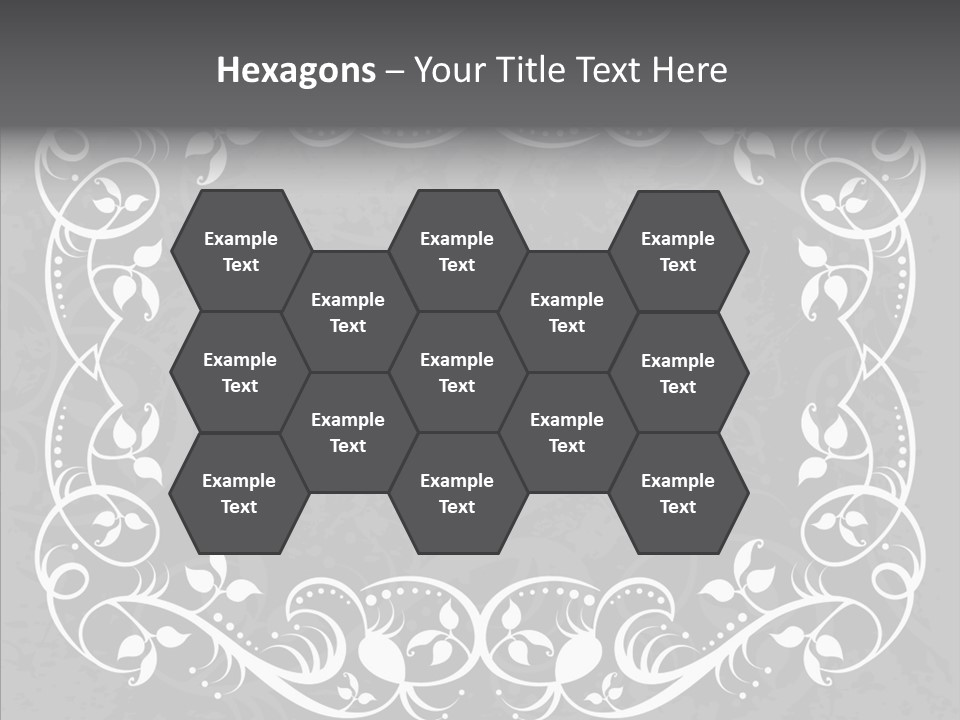 Label Flourish Decoration PowerPoint Template