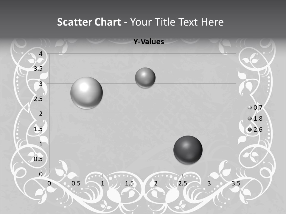 Label Flourish Decoration PowerPoint Template
