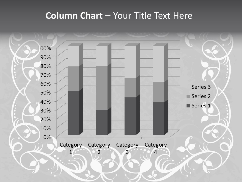 Label Flourish Decoration PowerPoint Template