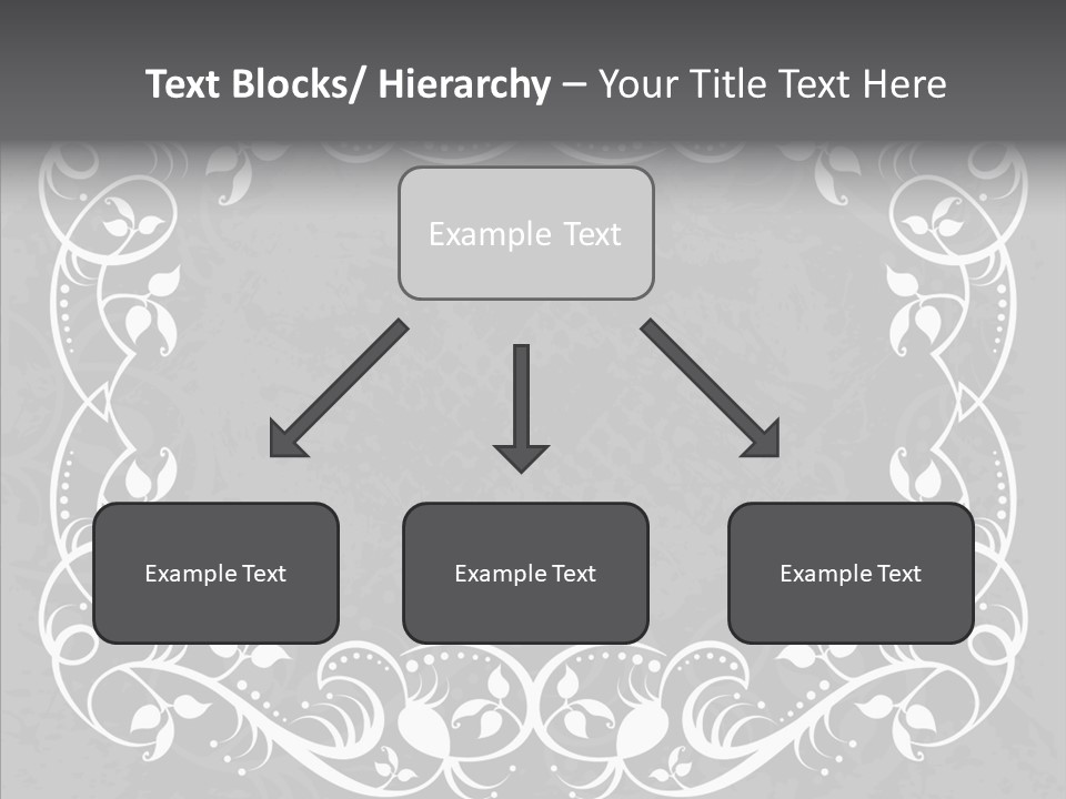 Label Flourish Decoration PowerPoint Template