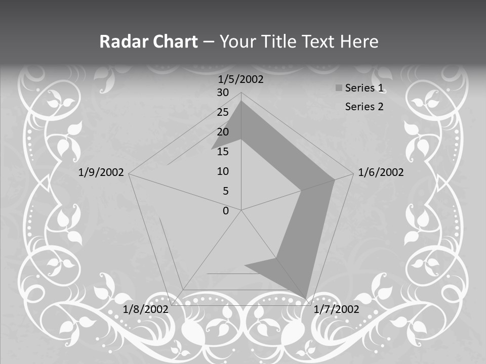 Label Flourish Decoration PowerPoint Template