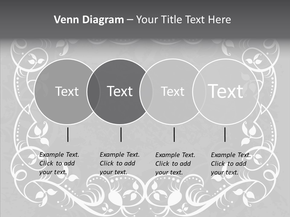 Label Flourish Decoration PowerPoint Template