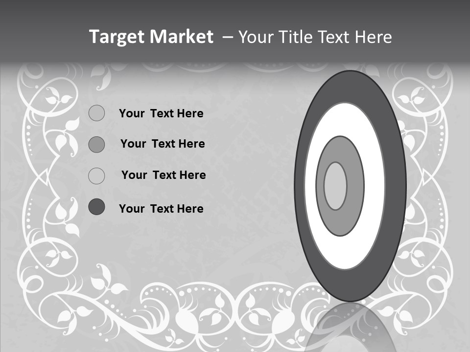 Label Flourish Decoration PowerPoint Template