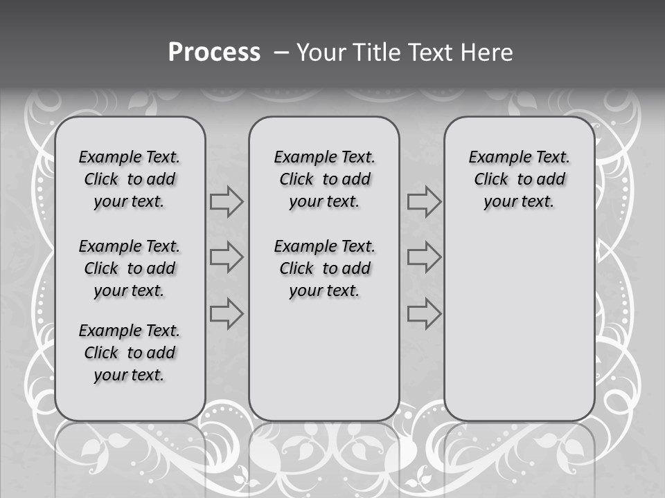 Label Flourish Decoration PowerPoint Template