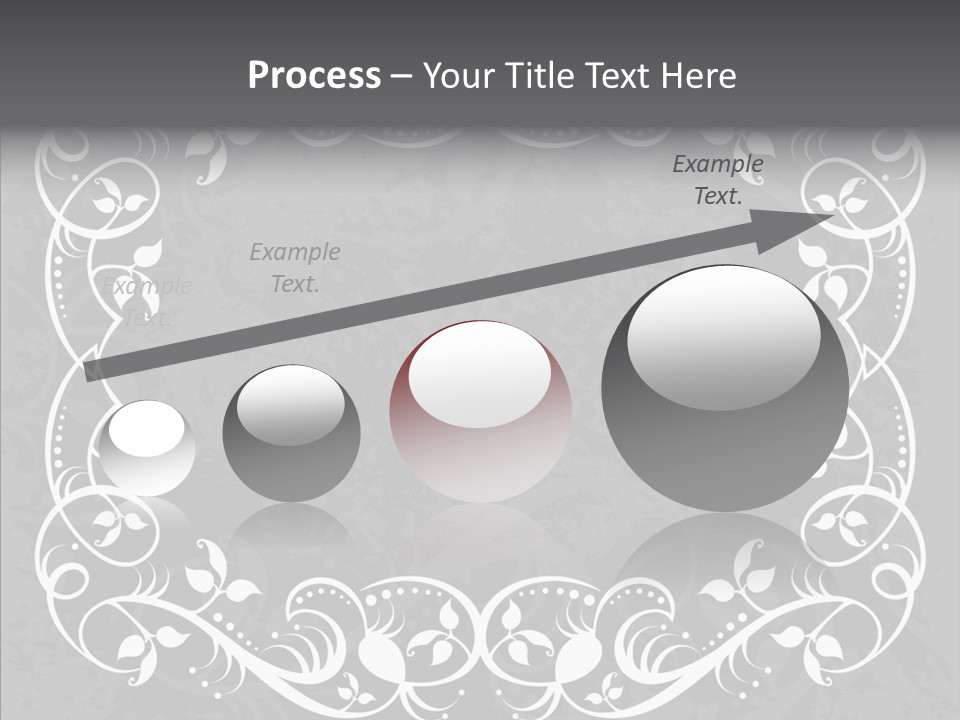 Label Flourish Decoration PowerPoint Template