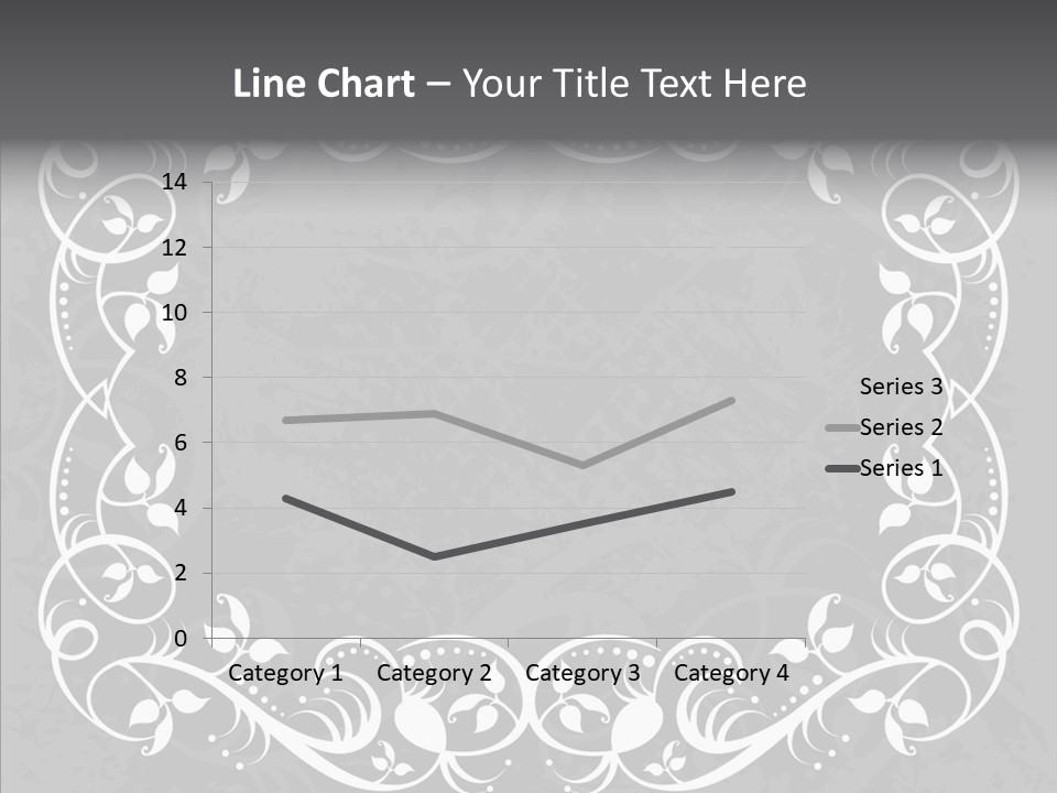 Label Flourish Decoration PowerPoint Template