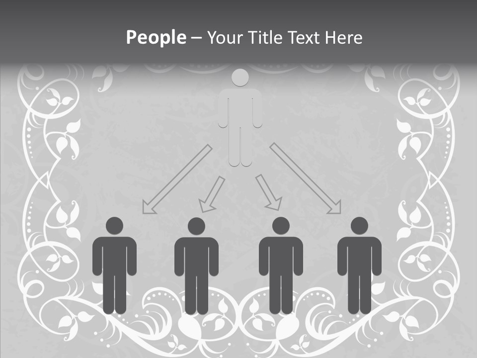 Label Flourish Decoration PowerPoint Template