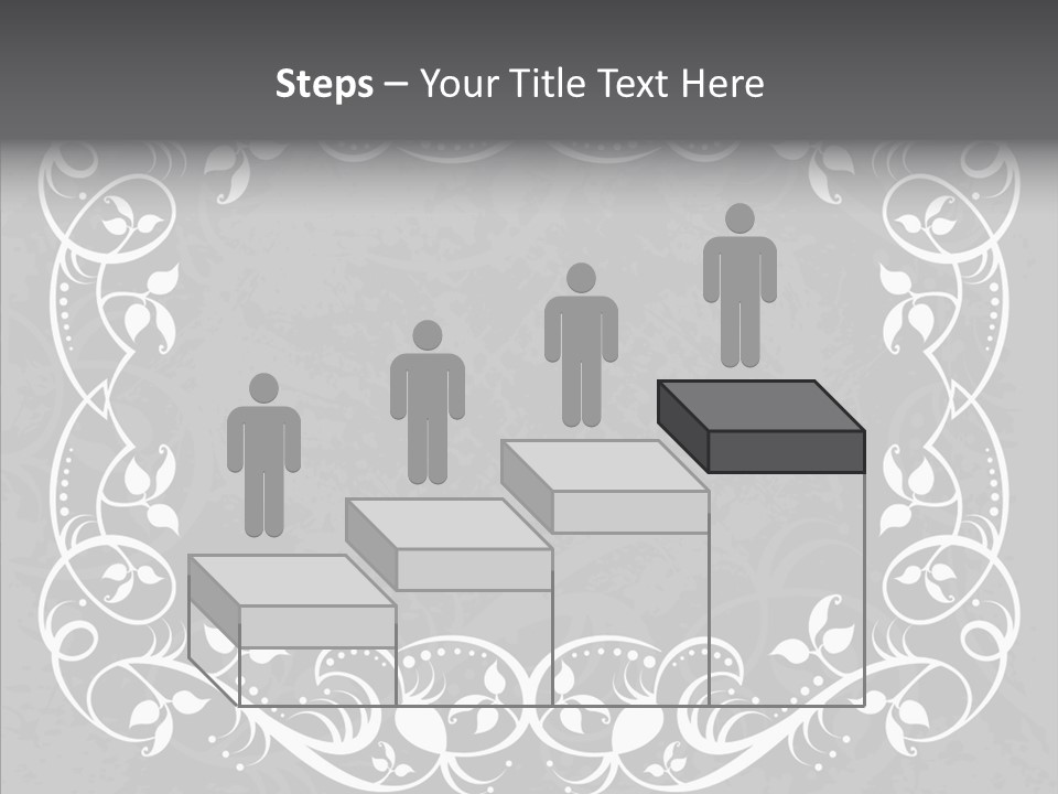 Label Flourish Decoration PowerPoint Template