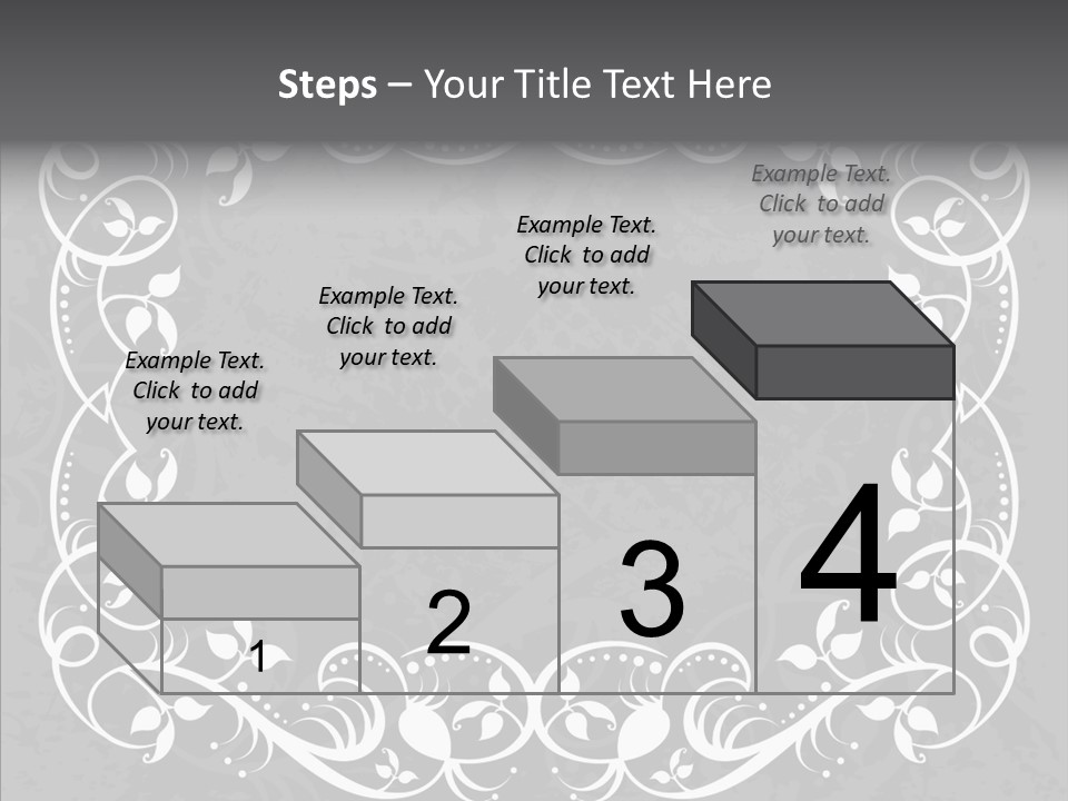 Label Flourish Decoration PowerPoint Template