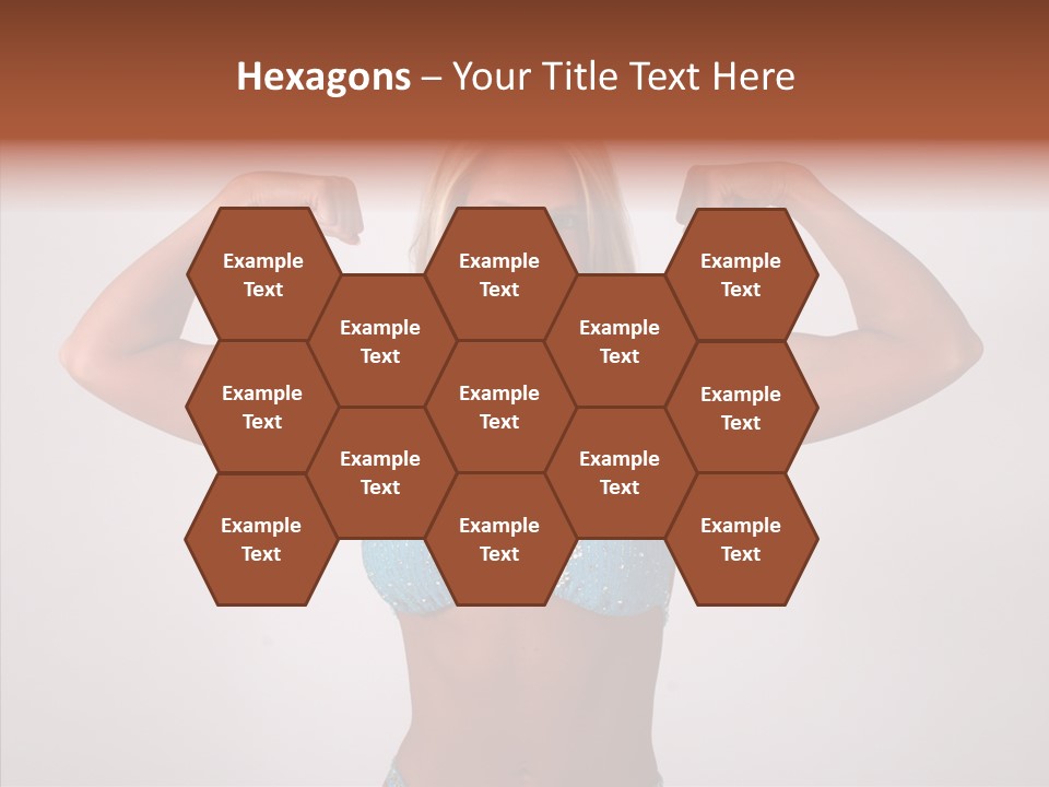 Pose Strength Cute PowerPoint Template