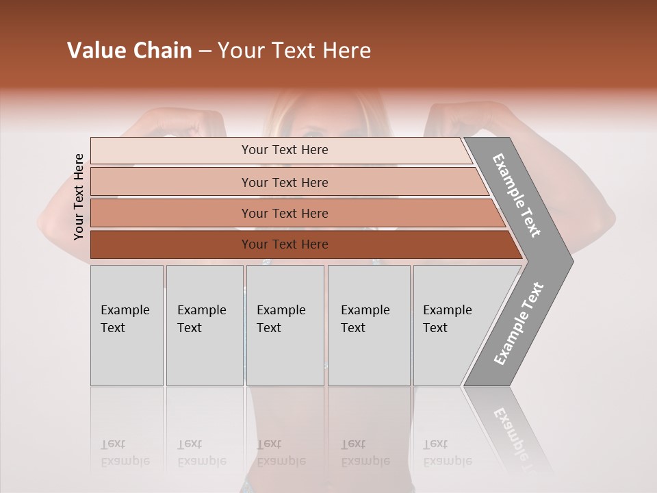 Pose Strength Cute PowerPoint Template