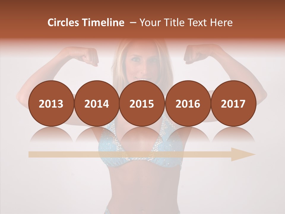 Pose Strength Cute PowerPoint Template