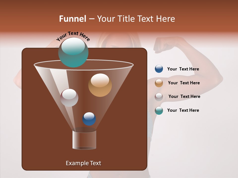 Pose Strength Cute PowerPoint Template