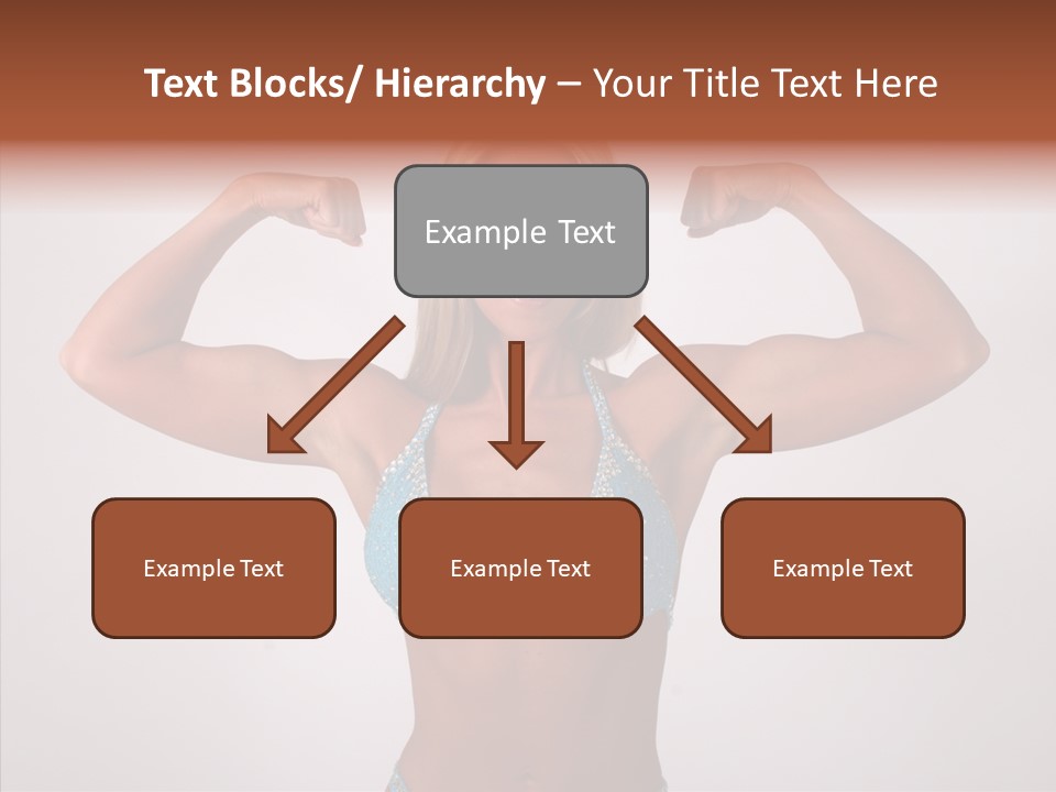 Pose Strength Cute PowerPoint Template