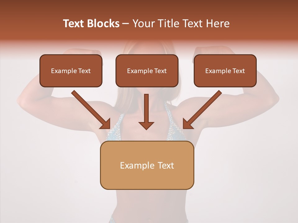Pose Strength Cute PowerPoint Template