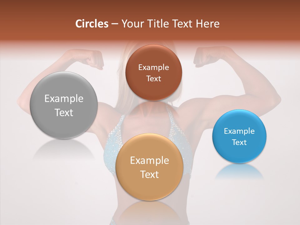 Pose Strength Cute PowerPoint Template