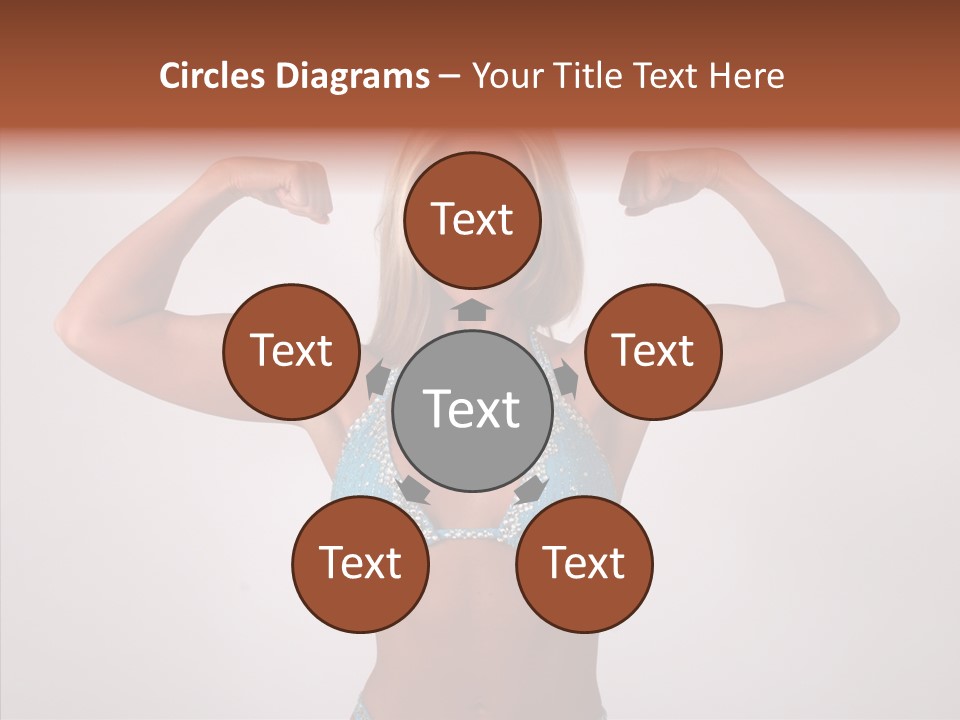 Pose Strength Cute PowerPoint Template