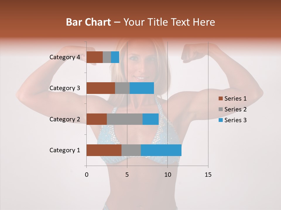 Pose Strength Cute PowerPoint Template