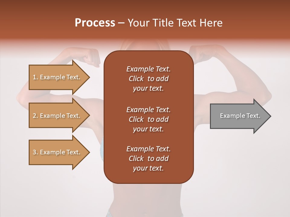 Pose Strength Cute PowerPoint Template