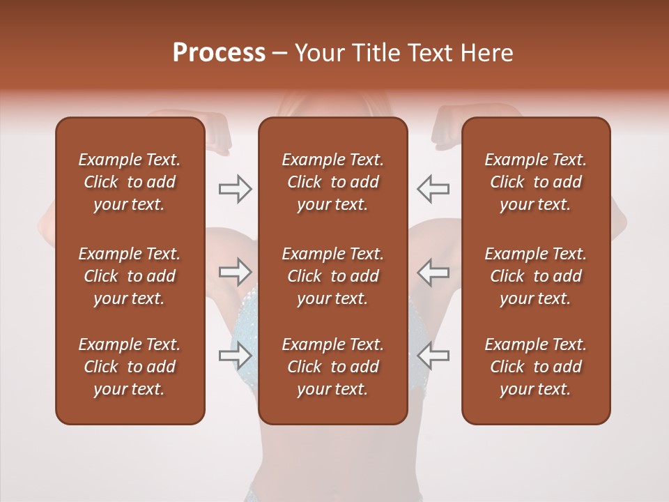 Pose Strength Cute PowerPoint Template