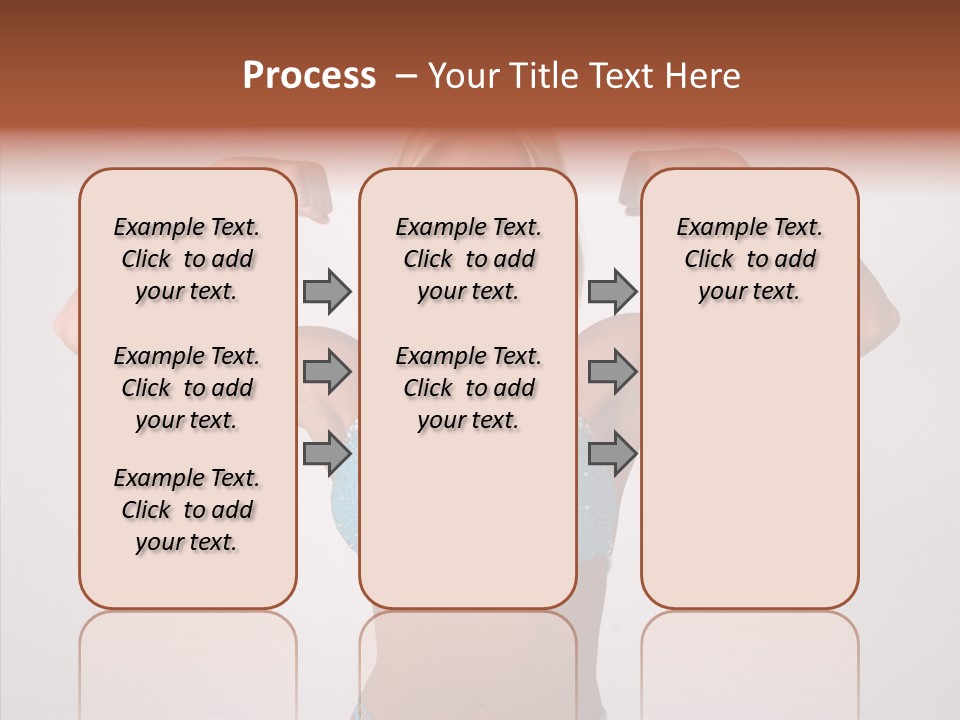 Pose Strength Cute PowerPoint Template