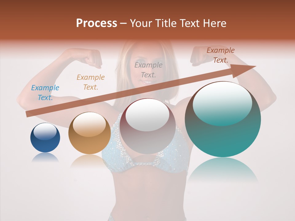 Pose Strength Cute PowerPoint Template