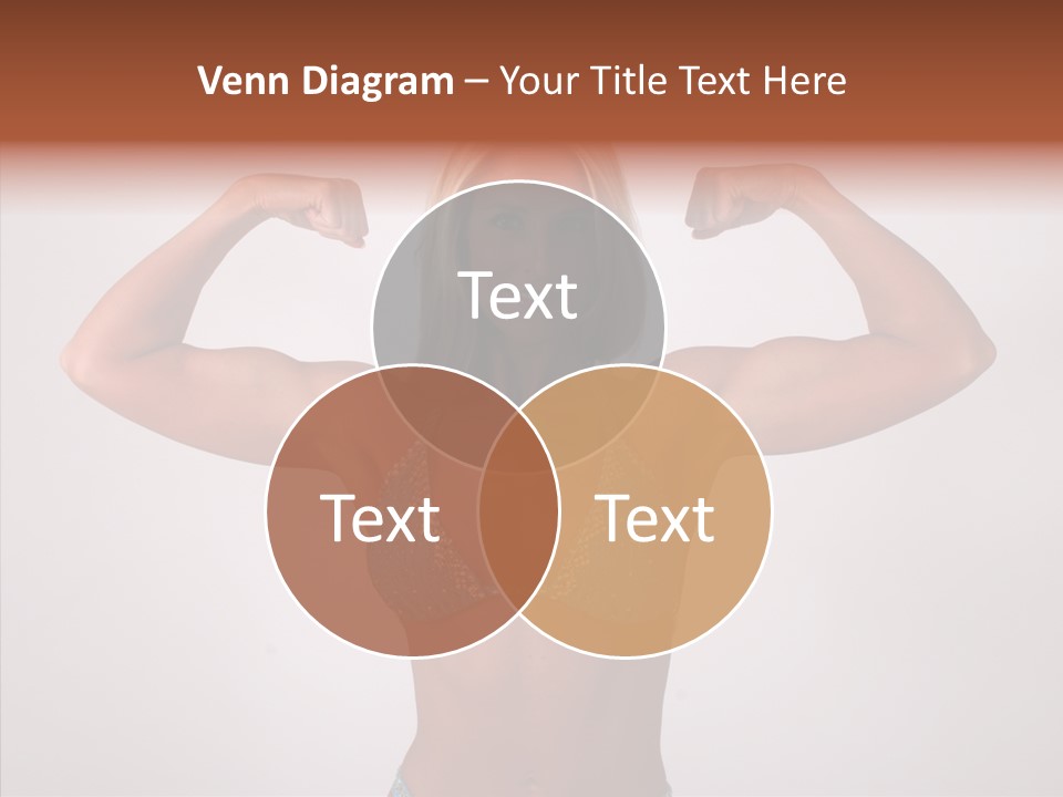 Pose Strength Cute PowerPoint Template