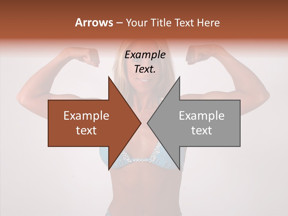 Pose Strength Cute PowerPoint Template