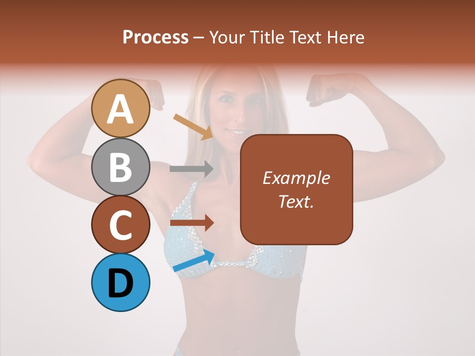 Pose Strength Cute PowerPoint Template