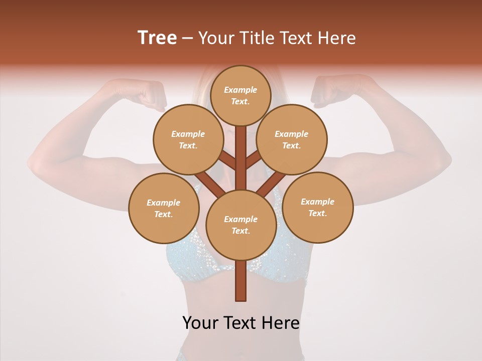 Pose Strength Cute PowerPoint Template