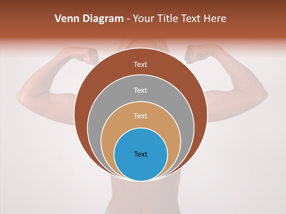 Pose Strength Cute PowerPoint Template