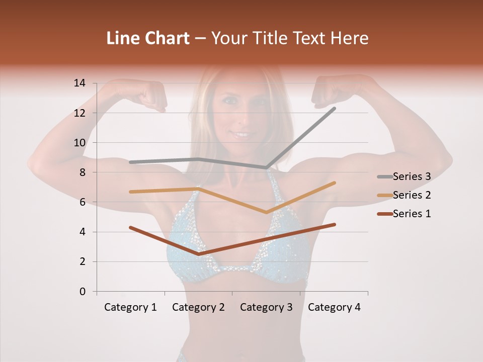 Pose Strength Cute PowerPoint Template