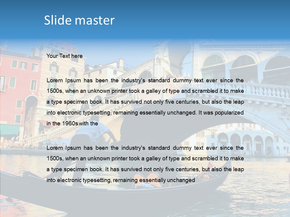 Lifestyle Vacation Activities PowerPoint Template