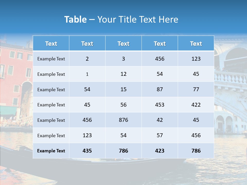 Lifestyle Vacation Activities PowerPoint Template