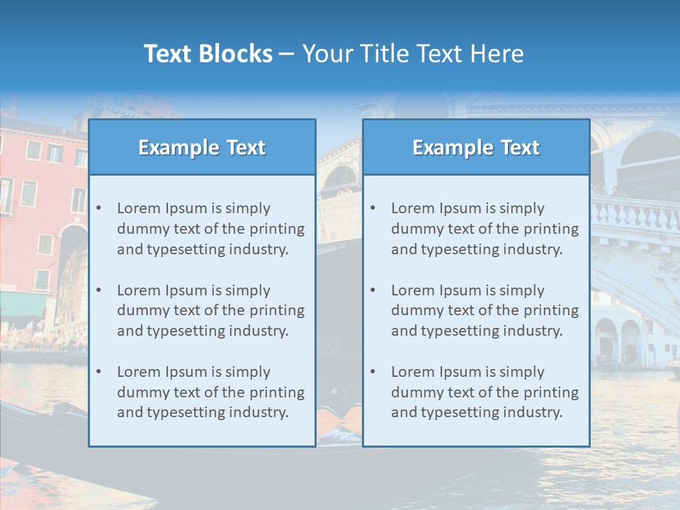 Lifestyle Vacation Activities PowerPoint Template