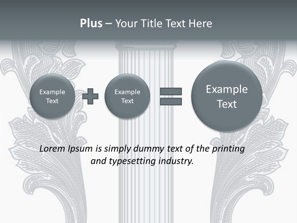 Trategy Toon Bu Ine PowerPoint Template
