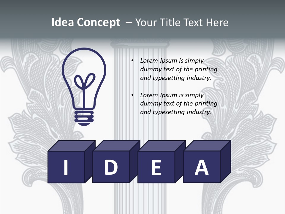 Trategy Toon Bu Ine PowerPoint Template